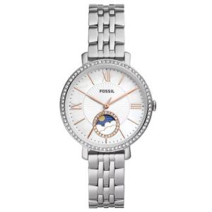 JACQUELINE Quartz Crystal White Mother of Pearl Dial Watch ES5164