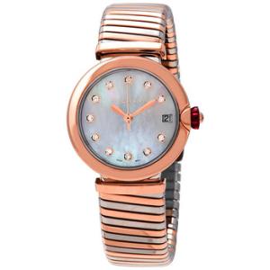 LVCEA Tubogas Mother of Pearl Diamond Dial Watch