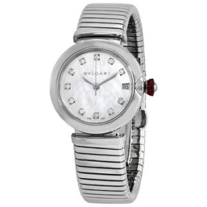 Lucea Automatic Diamond Mother of Pearl Dial Watch