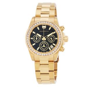 Manta Chronograph GMT Quartz Crystal Black Dial Watch TM222013