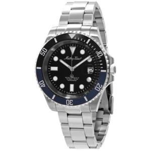 Mathey Jumbo Quartz Black Dial Batman Bezel Watch H906ANB