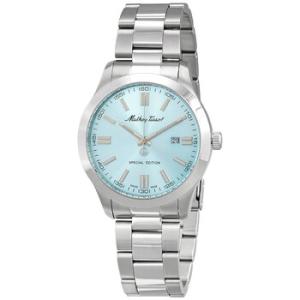 Mathy I Jumbo Quartz Blue Dial Watch H455SK