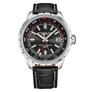 Monaco Quartz Black Dial Watch M18224