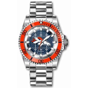 NFL Denver Broncos Men Quartz Blue Dial Watch