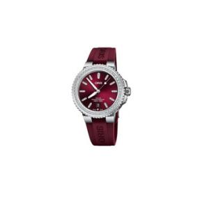 Oris Aquis Automatic Diamond Red Dial Watch 01 733 7766 499807 4 22 68FC