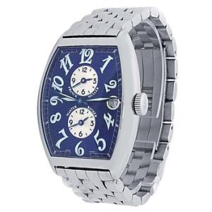 Preowned Franck Muller Master Banker Automatic Blue Dial Watch 6850 MB