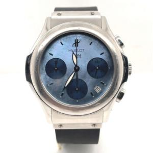 Preowned Hublot Hublot MDM Chronograph Automatic Blue Dial Watch