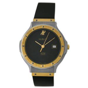 Preowned Hublot MDM Classic Quartz Black Dial Watch