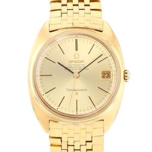 Preowned Omega Constellation Automatic Gold Dial Watch