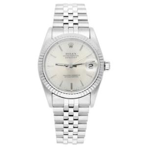 Preowned Rolex Datejust Automatic Silver Dial Watch 68274 SSJ