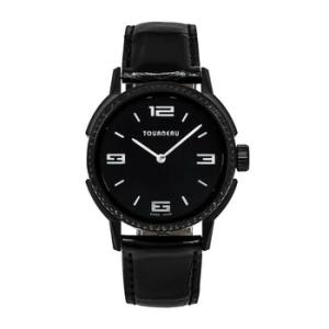 Preowned Tourneau TNY Roventa Quartz Black Dial Watch TNY350709011