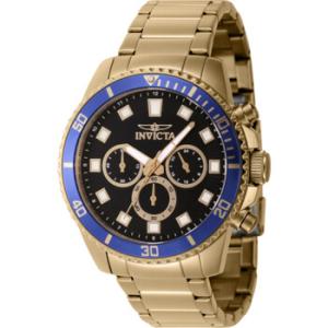 Pro Diver Chronograph GMT Quartz Black Dial Watch