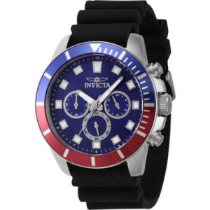 Pro Diver Chronograph GMT Quartz Blue Dial Pepsi Bezel Watch