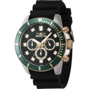 Pro Diver Chronograph GMT Quartz Green Dial Watch