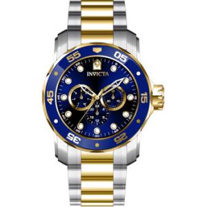 Pro Diver Scuba GMT Date Quartz Blue Dial Watch