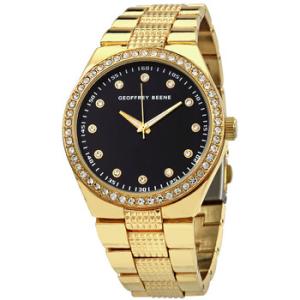 Quartz Crystal Black Dial Watch GB8118GD