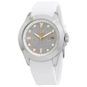 Quartz Glitter White Dial Watch