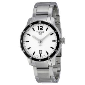 Quickster Silver Dial Stainless Steel Watch T0954101103700