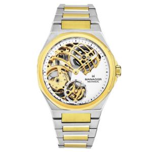 Revolution Hand Wind White Dial Watch MANRM11BM