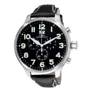 Sos Chronograph Quartz Black Dial Watch 62218040A1