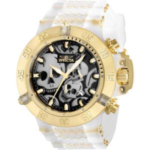 Subaqua Zager Exclusive Chronograph Quartz Black Dial Skull Watch