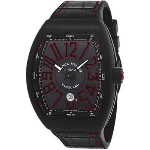 Vanguard Automatic Black Dial Watch 45SCBLKBLKRED