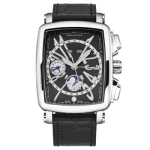 ViaLarga Chronograph Automatic Black Dial Watch WAST1026BLK