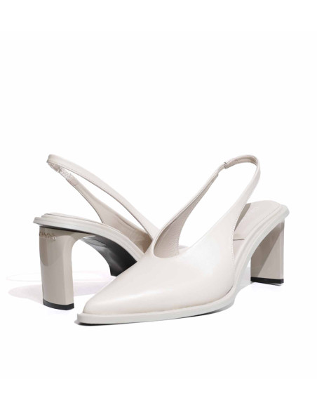 CALVIN KLEIN - HEEL SLINGBACK PUMP 70 LTH