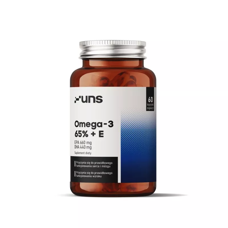 Uns supplement - Omega 3 65%+E