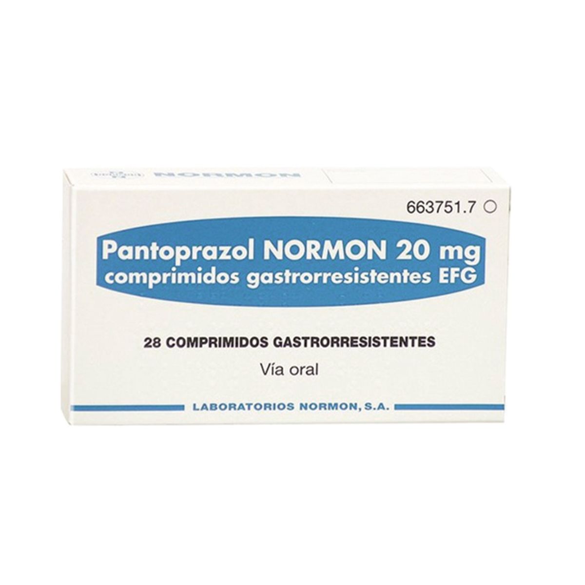 Pantoprazole NORMON - პანტოპრაზოლი-ნორმონი 20გ 28 ტაბლეტი