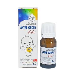 Active Flora Baby - აქტივ ფლორა ბეიბი წვეთები 5მლ