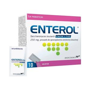 Enterol - ენტეროლი 250მგ 10 პაკეტი