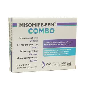 Misomife Fem Combo - მისომიფე-ფემი კომბო 5 ტაბლეტი