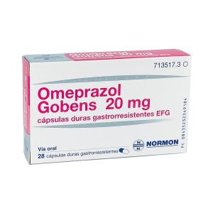 Omeprazol Gobens - ომეპრაზოლი გობენსი 20მგ 28 კაფსულა