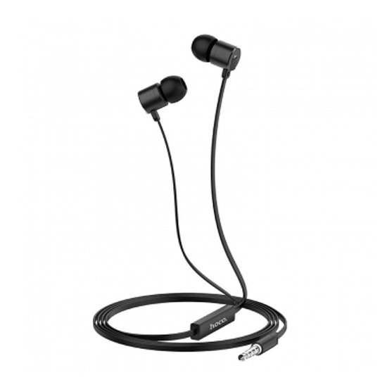 Hoco Ancient Sound Earphones With Mic M63 Black