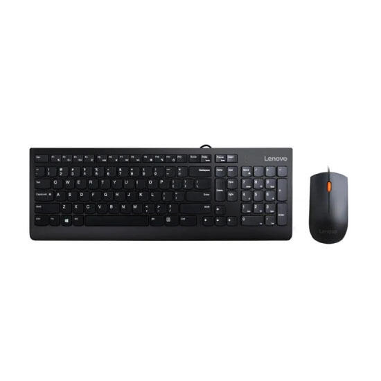 Lenovo 300 USB Combo Keyboard and Mouse Black