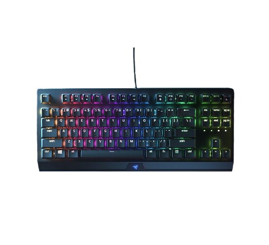 Razer Gaming Keyboard BlackWidow V3 Tenkeyless Green Switch Black