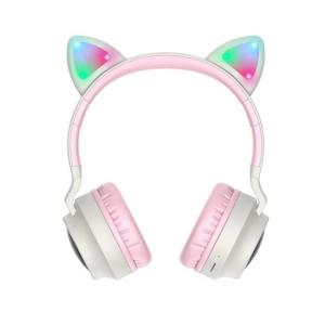 Hoco Cat ear wireless headphones W27 Grey