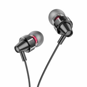 Hoco Delight Wire Controlled Earphones with Microphone M90 Black