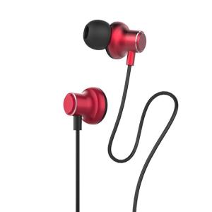 Hoco Magic Sound Wired Earphones with Mic M44 Red