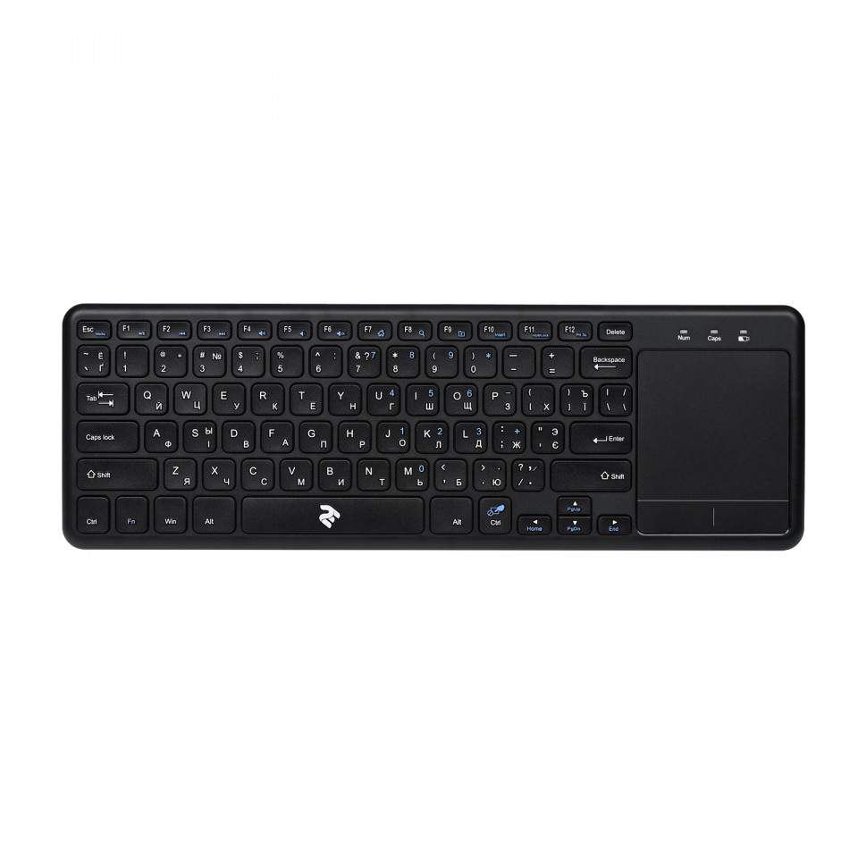 2E WIRELESS KEYBOARD KT100 BLACK/2E-KT100WB