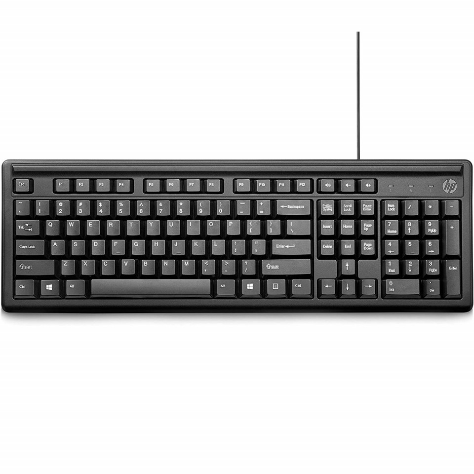 HP Keyboard 100  Black 2UN30AA