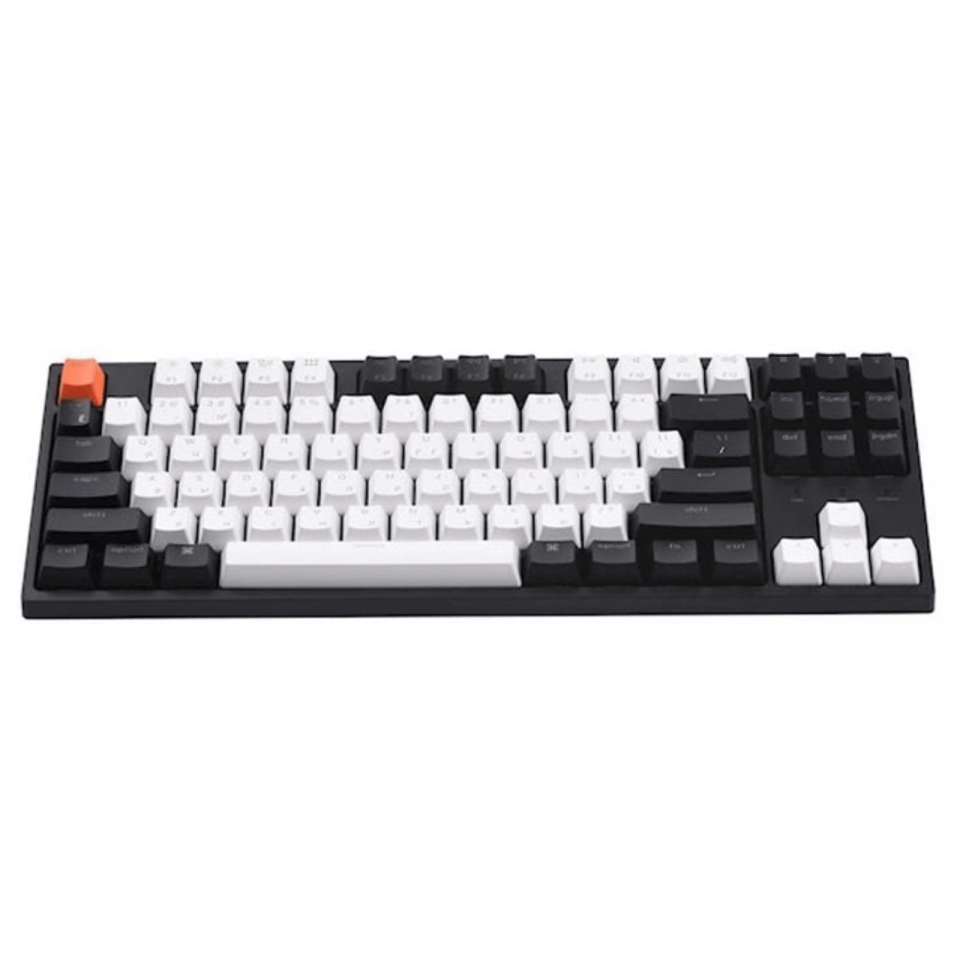 Keychron C2 104Key, Gateron G Pro Blue, USB-A, EN/UKR, White Led, Black