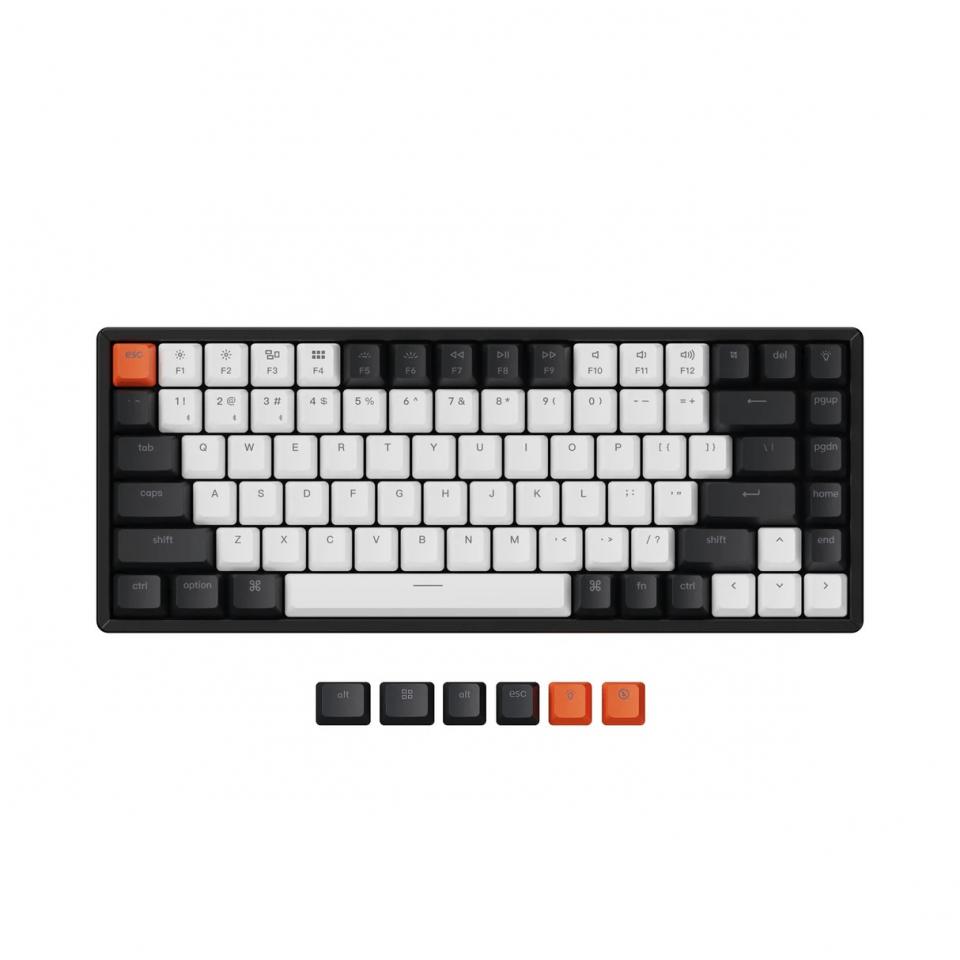 Keychron C2 104Key, Gateron G Pro Brown, Hot-Swap, USB-A, EN/UKR, RGB, Black