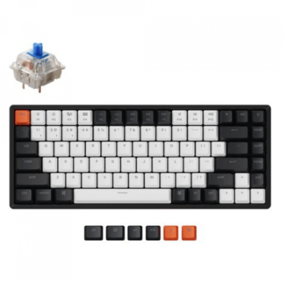 Keychron K2 84 Key Aluminum Frame Hot-Swap  Gateron   RGB Blue