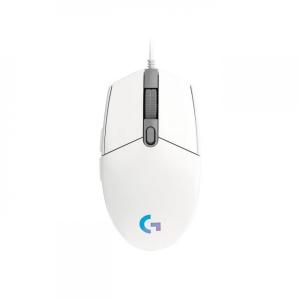 Logitech  G102 Lightsync RGB 6 Button Gaming Mouse White L910-005824