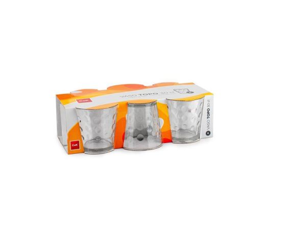 ჭიქების ნაკრები CEGECO Tumbler Topo 300მლ 6ც