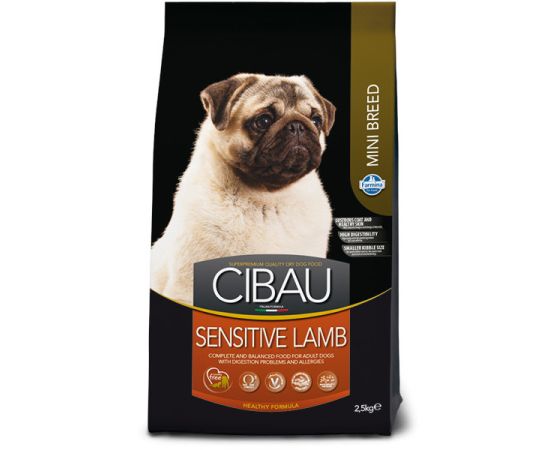 ძაღლის საკვები Farmina Cibau Sensitive Lamb Adult Mini 2.5 კგ