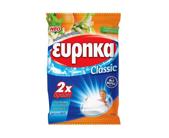 მათეთეთრებელი ფხვნილი Eureka Classic Orange 60გრ