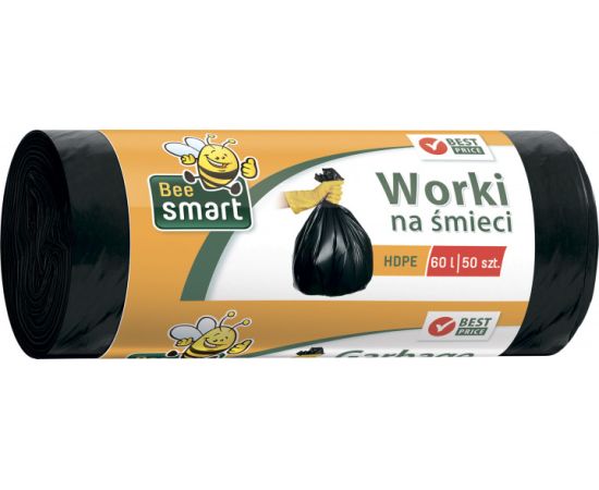 ნაგვის პარკები BeeSmart Bin Liner 60 ლ 50 ც